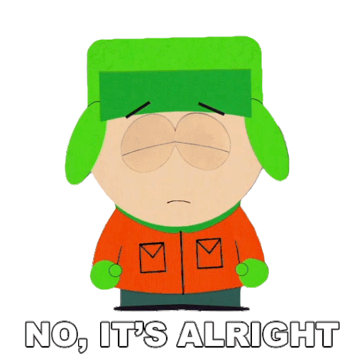 No Its Alright Kyle Broflovski Sticker - No Its Alright Kyle Broflovski South Park Stickers