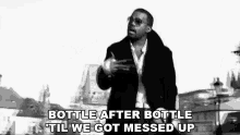 Bottle After Bottle Til We Got Messed Up Kanye West GIF - Bottle After Bottle Til We Got Messed Up Kanye West Diamonds From Sierra Leone Song GIFs