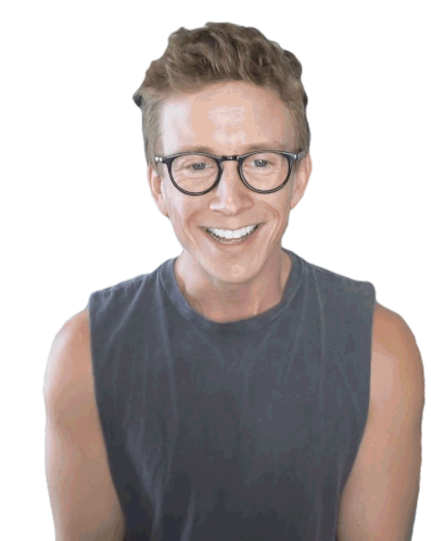 Laughing Tyler Oakley Sticker - Laughing Tyler Oakley Whats Funny Stickers