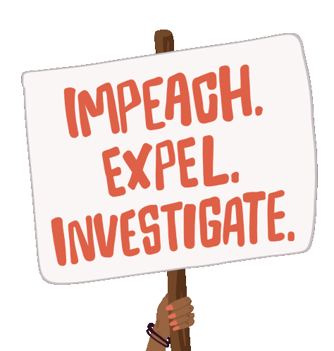 Impeach Expel Sticker - Impeach Expel Investigate Stickers