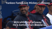 Mickey Callaway Hire Mickey Callaway GIF - Mickey Callaway Hire Mickey Callaway Fire Boone GIFs