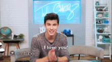 Shawnmendes I Love You GIF - Shawnmendes I Love You Blow A Kiss GIFs