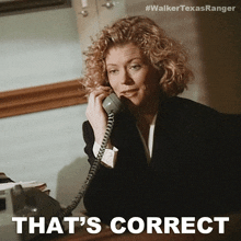 Thats Correct Alex Cahill GIF - Thats Correct Alex Cahill Walker Texas Ranger GIFs