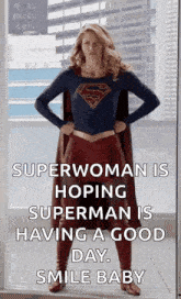 Supergirl Pose GIF
