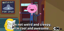 Me GIF - Adventure Time Jake Im Not Weird And Creepy GIFs