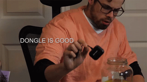 Dongle Is Good Important GIF - Dongle Is Good Important Essential GIFs