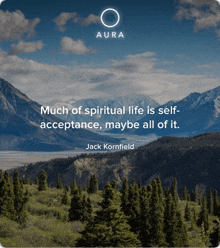 a quote from jack kornfield about spiritual life