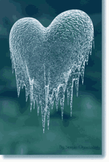 Heart On Ice Cold Hearted GIF - Heart On Ice Cold Hearted GIFs
