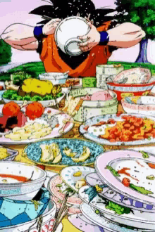 Food Goku GIF - Food Goku Eating GIFs