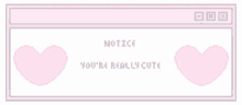 computer pink love cute text
