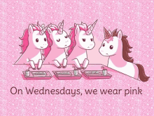 On Wednesdays We Wear Pink Unicorns GIF - On Wednesdays We Wear Pink Unicorns Mean Girls GIFs