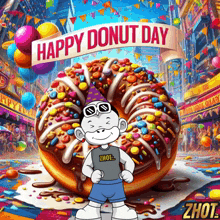 Happy Donut Day Donuts GIF - Happy Donut Day Donuts Doughnuts GIFs