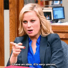 Parks And Rec Idea GIF - Parks And Rec Idea Plan GIFs
