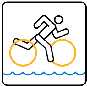 Triathlon Olympics Sticker