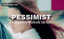 pessimista negative outlook on life%3B face person human head