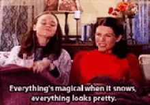 Gilmore Girls Snow GIF - Gilmore Girls Snow Wverything Magical When It Snow GIFs