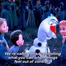 Olaf Controlling GIF - Olaf Controlling Frozen2 GIFs