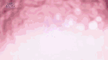 a cartoon character is flying through a purple cloudy sky