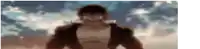 a man is standing in front of a cloudy sky in a blurry picture .