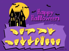 Happy Halloween GIF - Happy Halloween Fingerspelling GIFs