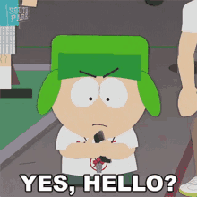 Yes Hello Kyle Broflovski GIF - Yes Hello Kyle Broflovski South Park GIFs