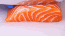 cut salmon
