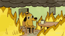 This Is Fine Fire GIF - This Is Fine Fire Burning GIFs
