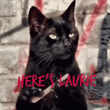 Heres Laurie Nails GIF - Heres Laurie Nails Cat GIFs