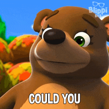 Could You Help Me Bella The Bear GIF - Could You Help Me Bella The Bear Blippi Wonders Educational Cartoons For Kids GIFs