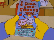 Ralphy Simpsons GIF - Ralphy Simpsons Valentines Day GIFs