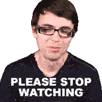 Please Stop Watching Steve Terreberry Sticker - Please Stop Watching Steve Terreberry Refrain From Watching Stickers