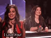 Demi Lovato I Love You GIF - Demi Lovato I Love You Camila Cabello GIFs