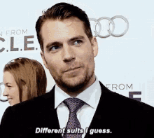 Different Suits I Guess Superman GIF - Different Suits I Guess Superman Henry Cavill GIFs