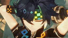 a close up of a video game character with the words this is either development and is not indicative of the final product visible