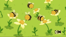 Bees Pollen Pollination GIF