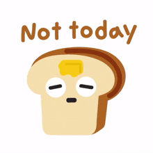 food bread cute not today dislike