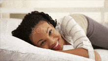 Relaxing Bed GIF - Relaxing Bed Black Woman GIFs