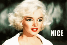 Marilyn Monroe Nice GIF - Marilyn Monroe Nice Whatever GIFs
