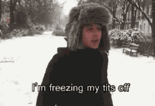 Monday Freezing Cold GIF - Monday Freezing Cold Im Freezing My Tits Off GIFs