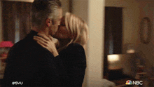 Kissing Detective Dominick Sonny Carisi GIF - Kissing Detective Dominick Sonny Carisi Detective Amanda Rollins GIFs