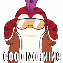 penguin goodmorning