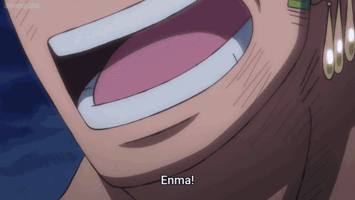 Zoro Enma Draining Haki GIF - Zoro Enma draining Haki One piece