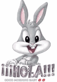 Hola Smile GIF - Hola Smile Bugs Bunny GIFs