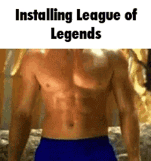 Installing League Of Legends GIF - Installing League Of Legends Fat GIFs