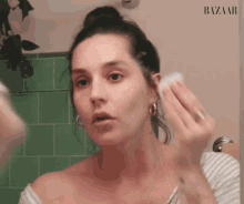 Make Up Remover Beautiful GIF - Make Up Remover Beautiful Harpers Bazaar GIFs