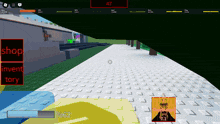 a screenshot of a video game with the number 47 on the top left