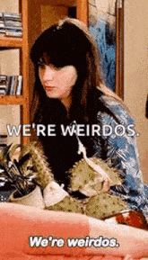 Weird Weirdos GIF - Weird Weirdos Jessica Day GIFs