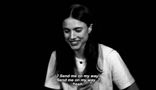 Margaret Qualley Send Me On My Way GIF - Margaret Qualley Send Me On My Way Singing GIFs