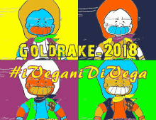 goldrake2018 i vegani di vega rigel popart goldrake