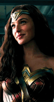 Wonder Woman Smiling GIF